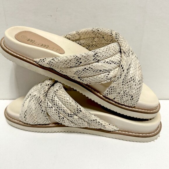 MI.IM Criss Cross Slide Sandals - Picture 8 of 9